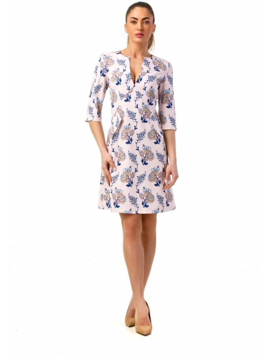 Rochie Delana cu buzunare print digital