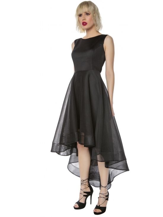 Rochie Kelly din plasa asimetrica #2