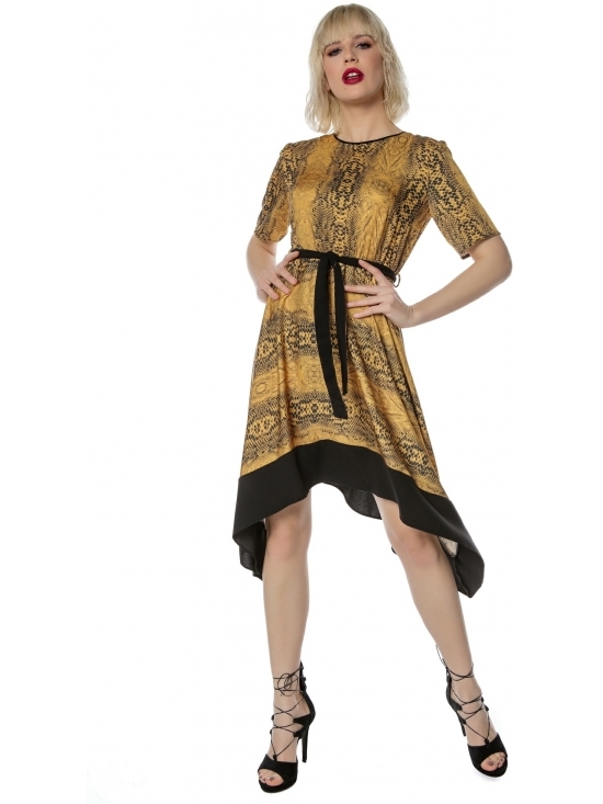 Rochie Paris print piton