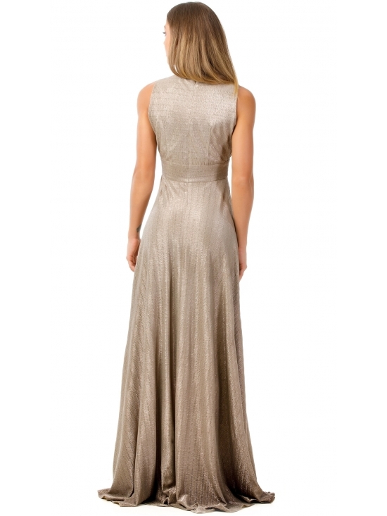 Rochie Goldie din lurex #3