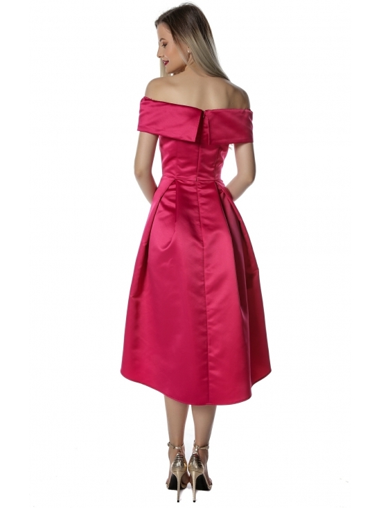 Rochie Briseis fucsia cocktail #3