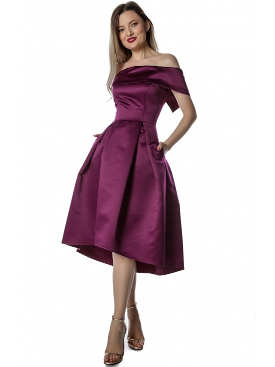 Rochie Briseis mov cocktail #2