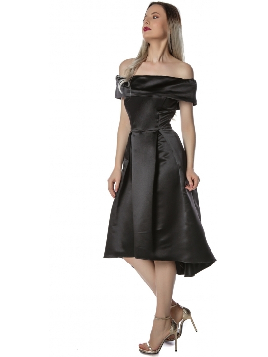 Rochie Briseis neagra cocktail #2